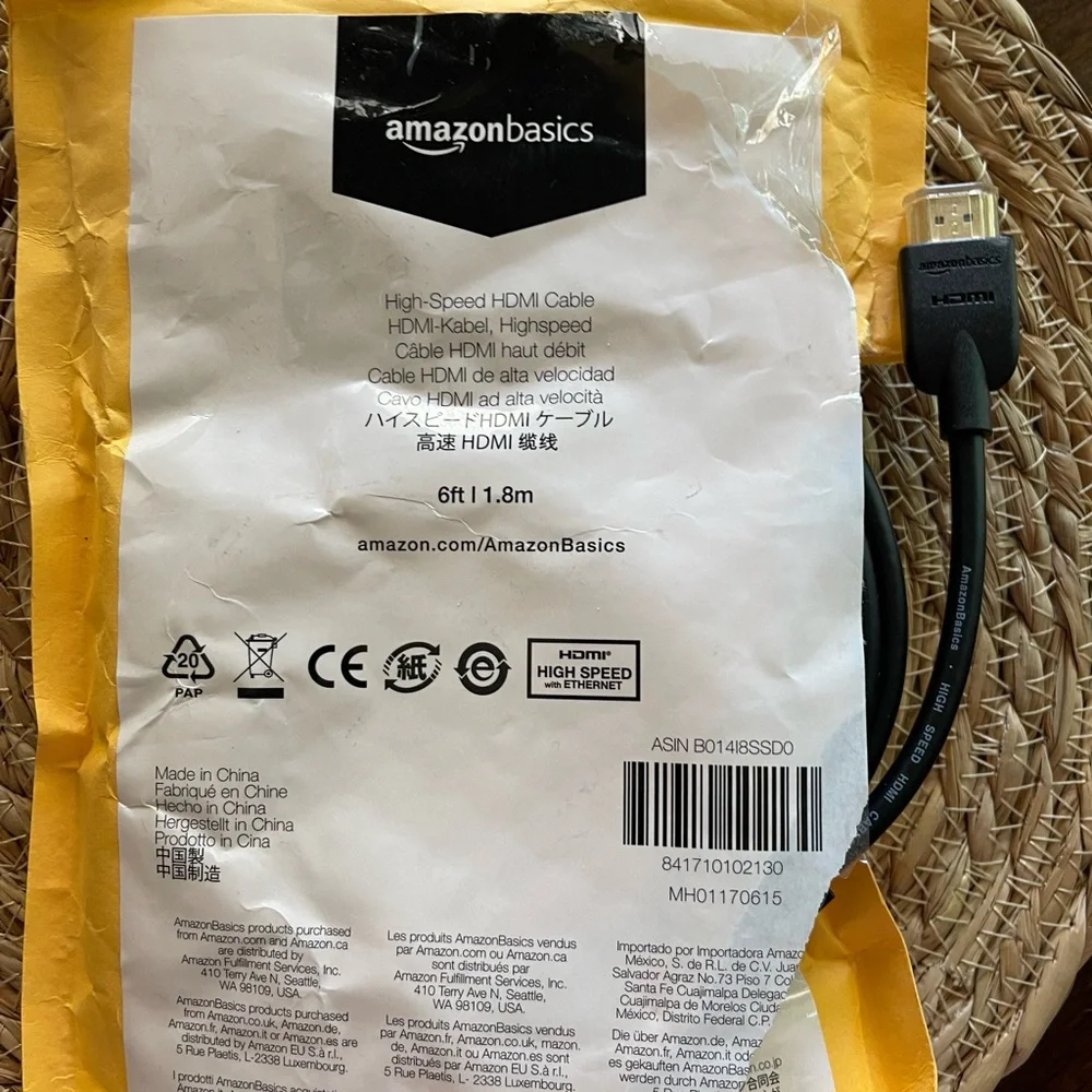 Amazon Basics HDMI Cable